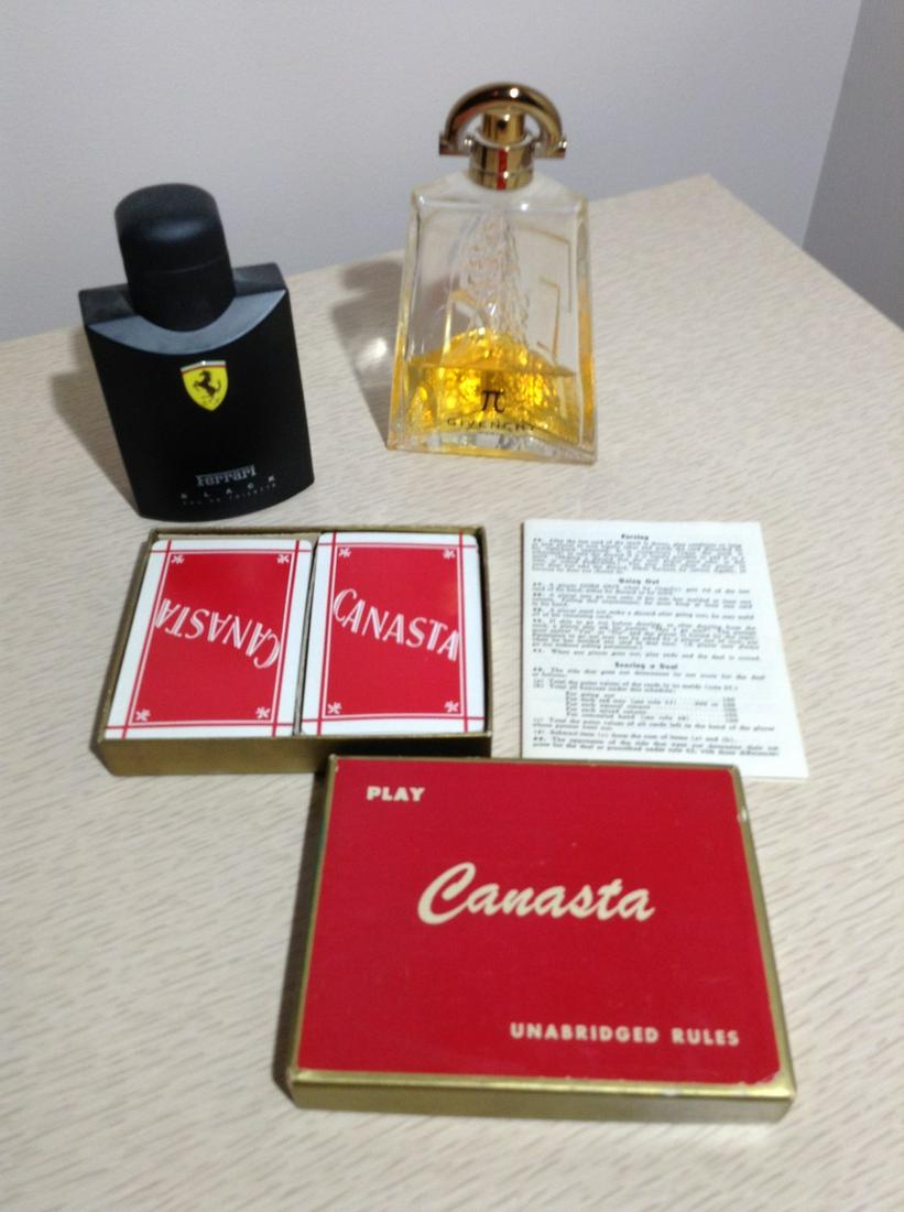Vintage perfume and Playing Cards: Vintage perfume and Playing Cards