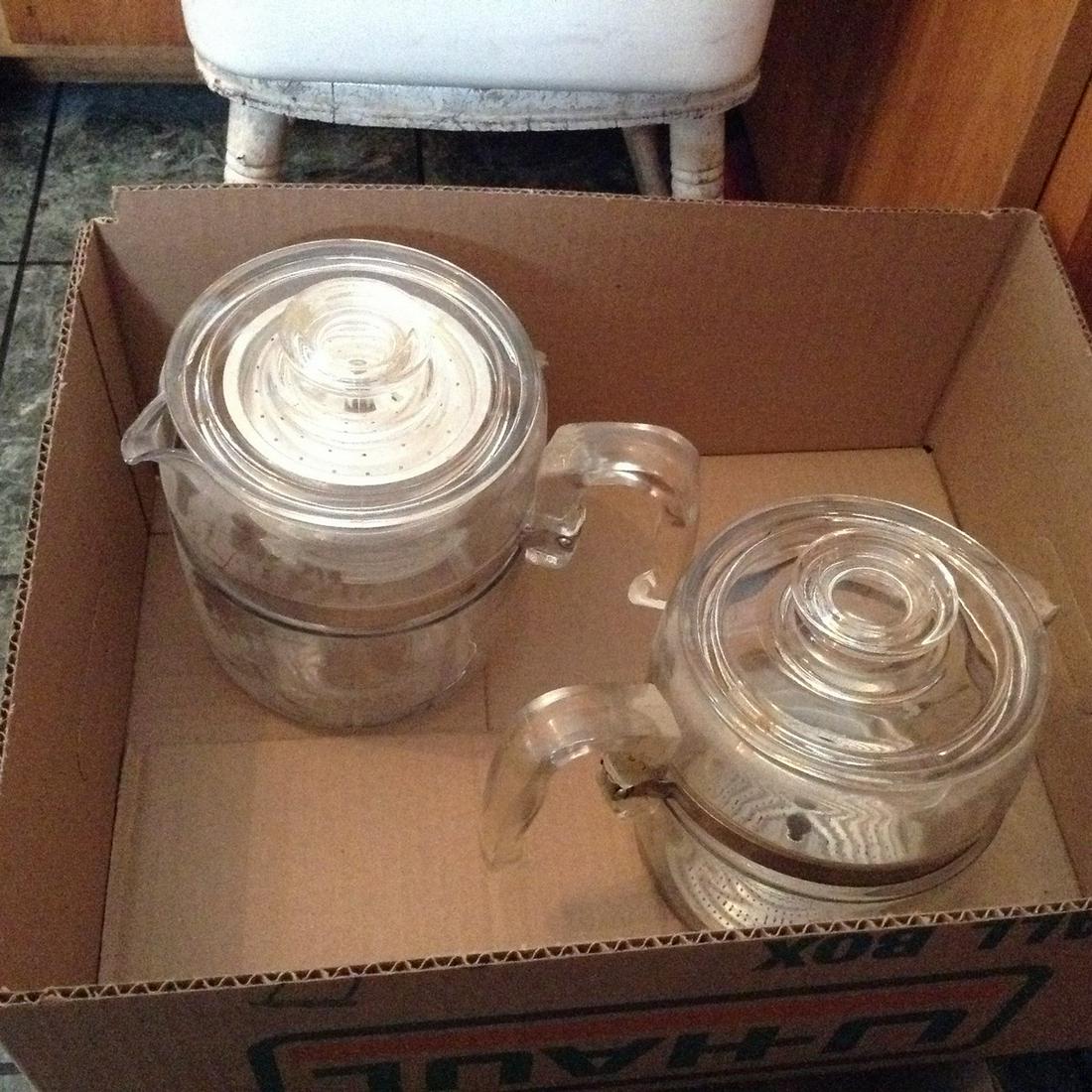Two Pyrex Coffee Pots (1 of 1)