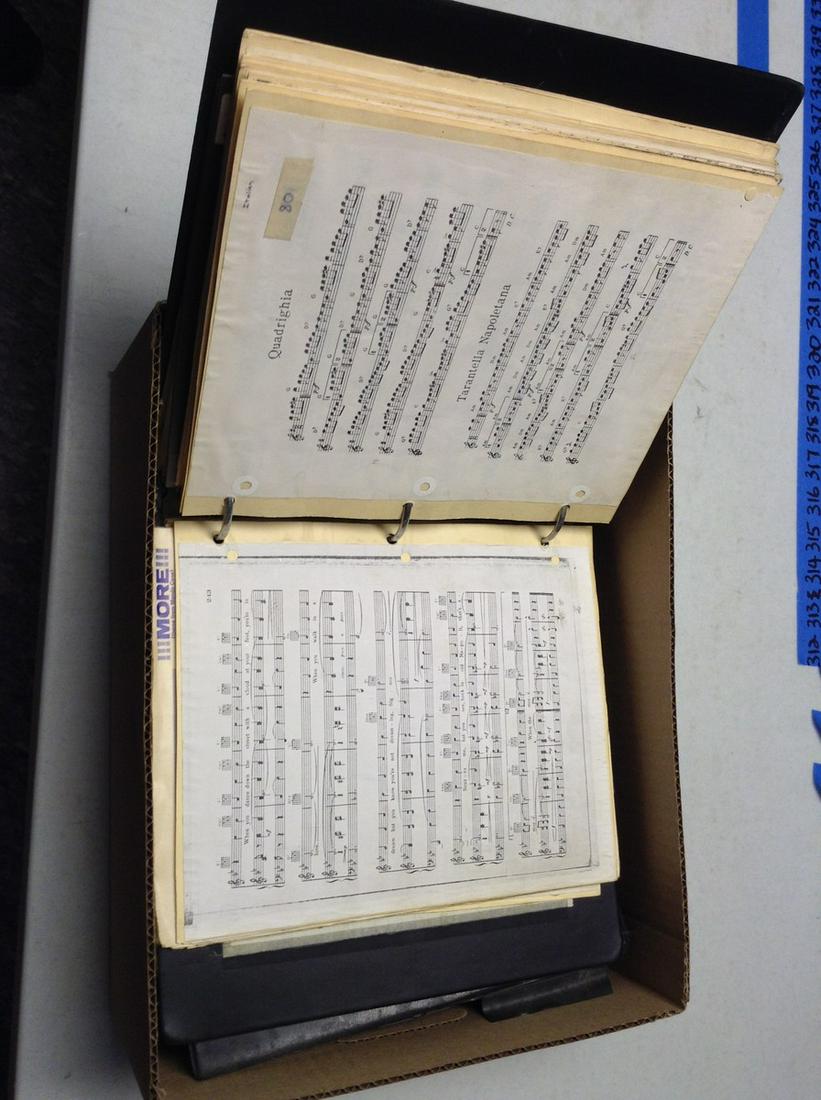 Box full of vintage sheet music (1 of 1)