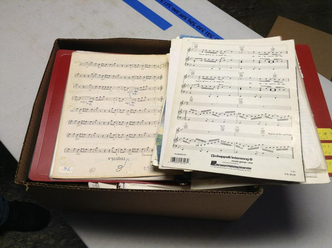 Large lot of vintage sheet music: Large lot of vintage sheet music