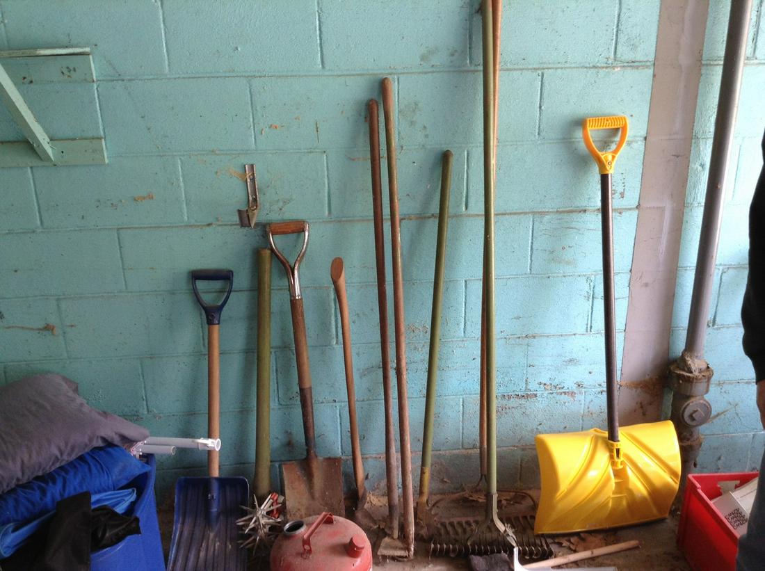 Large lot of long handled tools (1 of 1)