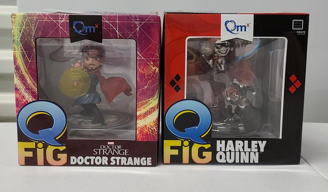 QFig Doctor Strange and Harley Quinn: QFig Doctor Strange and Harley Quinn