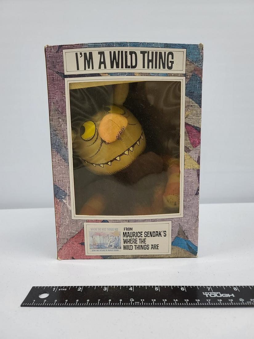 1980s Where The Wild Things Are Plush: 1980s Where The Wild Things Are Plush