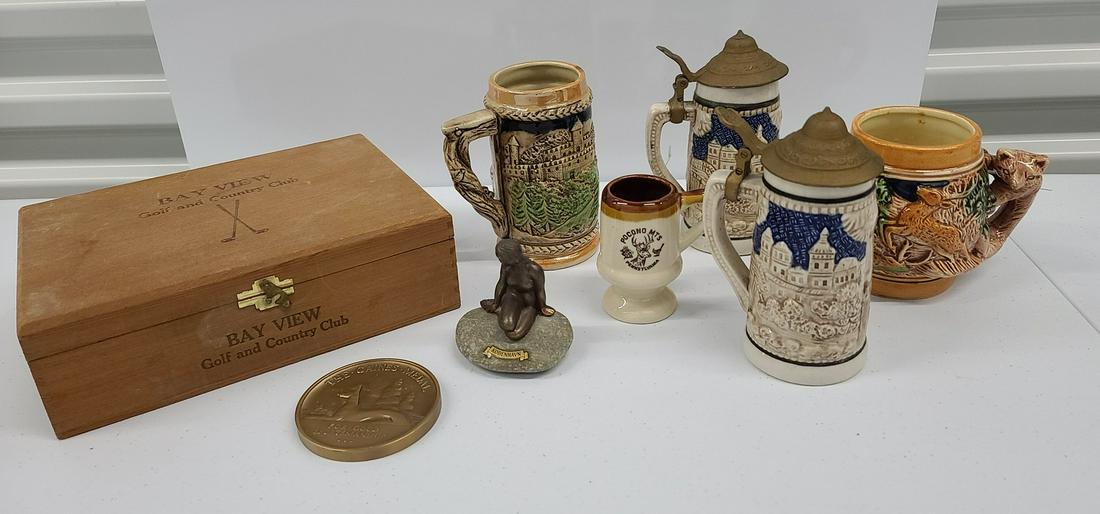 Vintage Steins, Cigar box, and More: Vintage Steins, Cigar box, and More