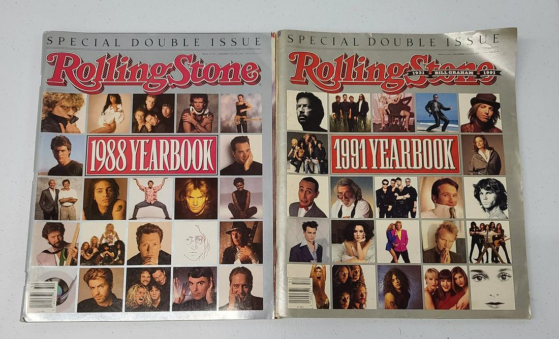 Vintage Rolling Stone Double Issue Magazines (1 of 1)