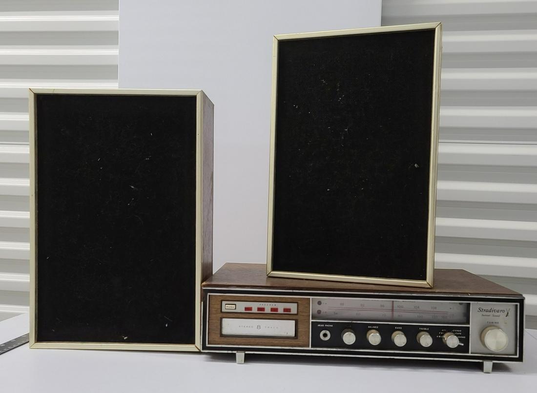 Stradivaro 8 Track Player and Speakers: Stradivaro 8 Track Player and Speakers