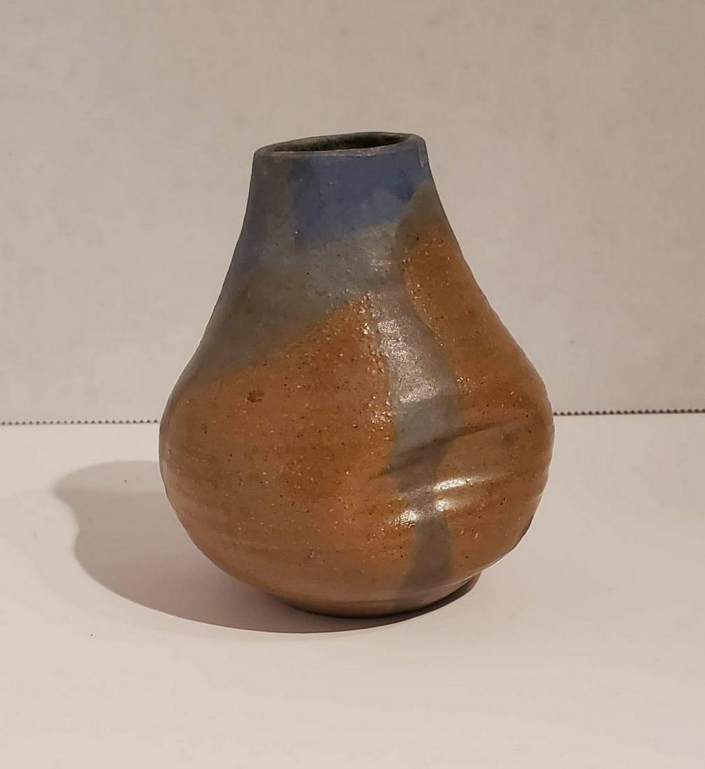 Vintage Signed Pinch Pottery Vase 4" (1 of 1)