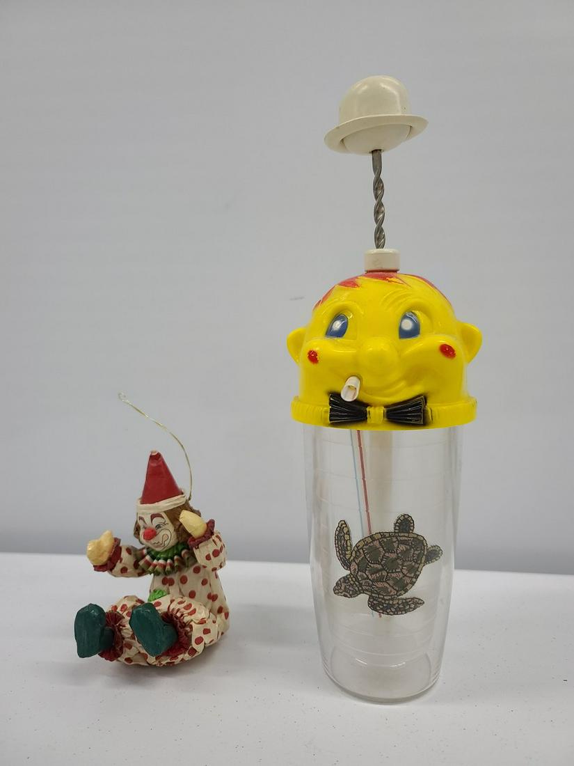 Vintage Clown ornament & Drink Topper: Vintage Clown ornament & Drink Topper