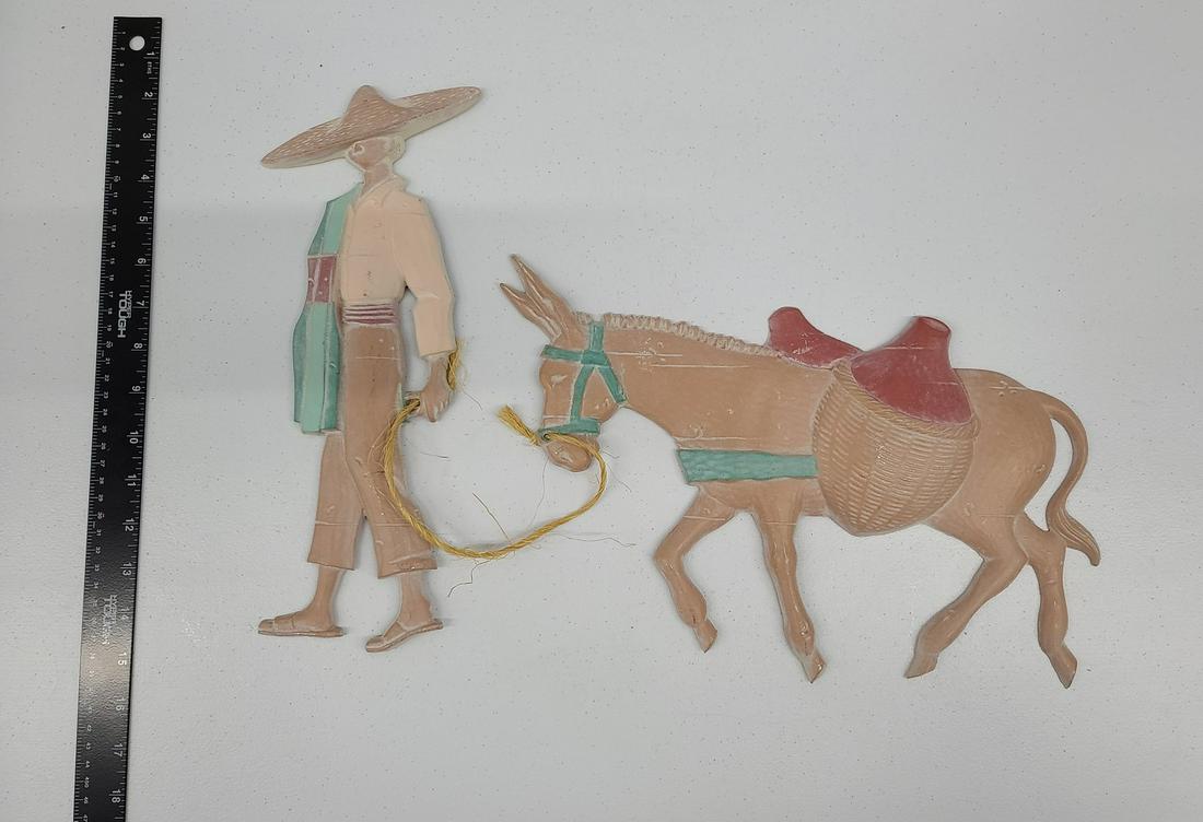 Vintage Metal Mexican Wall Art: Vintage Metal Mexican Wall Art