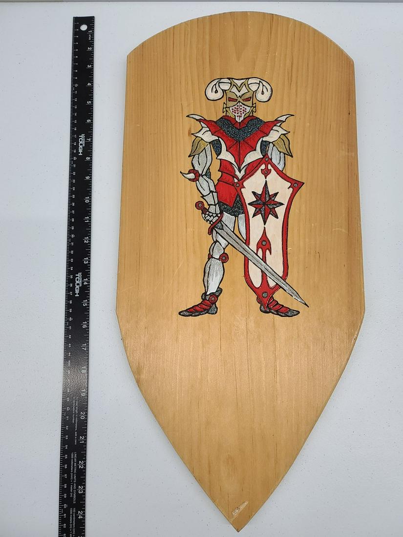 Hand Made Wooden Shield: Hand Made Wooden Shield