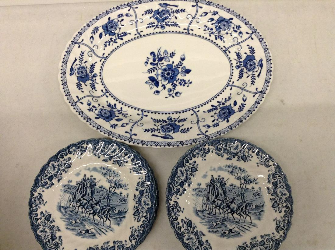 Coaching Scenes Dish Set: Coaching Scenes Dish Set