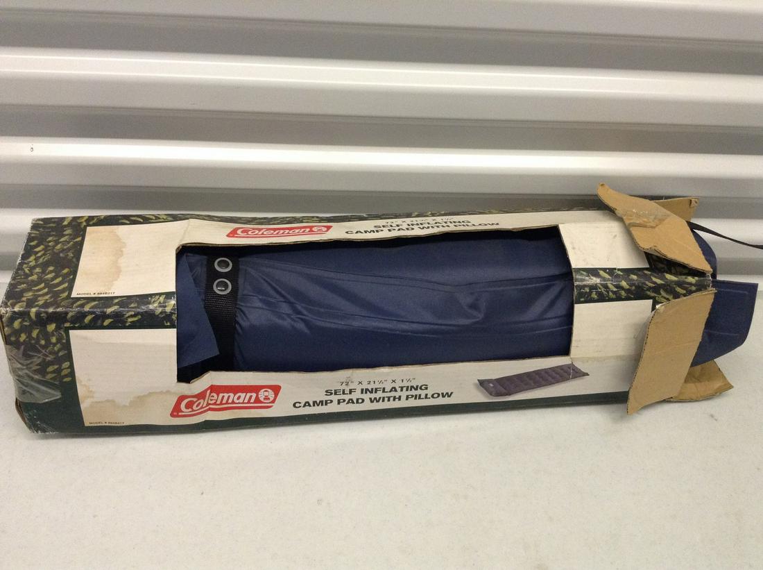 Coleman Self Inflating Camp Pad with Pillow: Coleman Self Inflating Camp Pad with Pillow