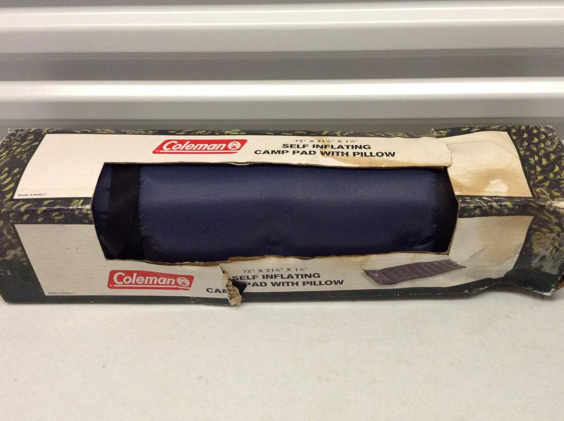 Coleman Self Inflating Camp Pad with Pillow: Coleman Self Inflating Camp Pad with Pillow