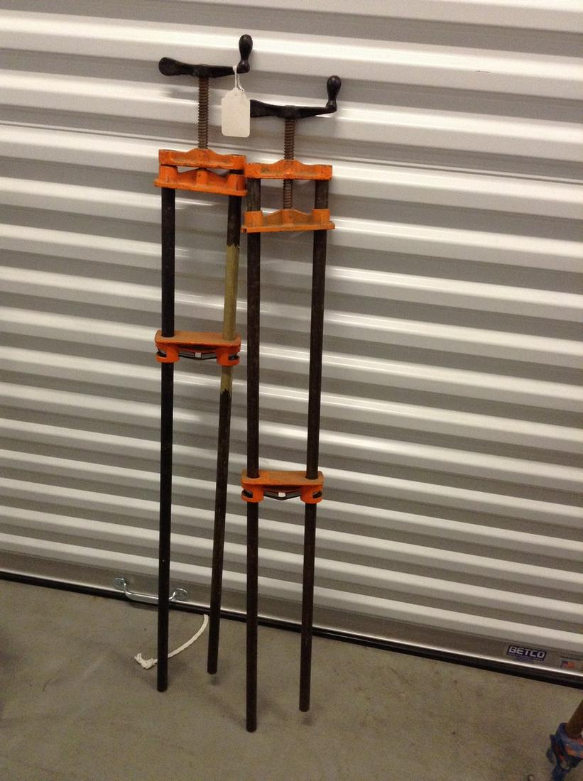 Pair of Pony Pipe Clamps (1 of 1)