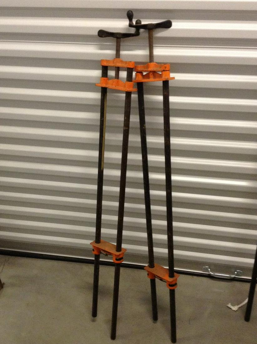 Pair of Pony Pipe Clamps (1 of 1)