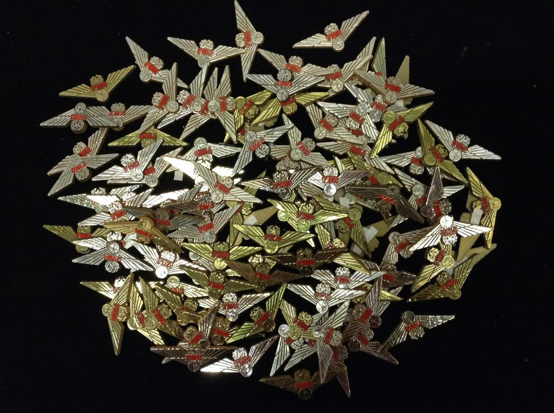 Large lot of TWA Airlines Junior Pilot Pins (1 of 1)