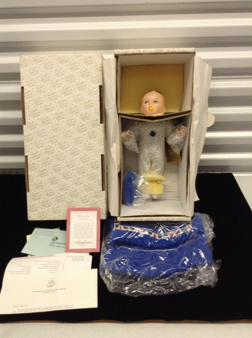The Franklin Mint Heirloom Dolls "Baby Ben" NIB (1 of 1)