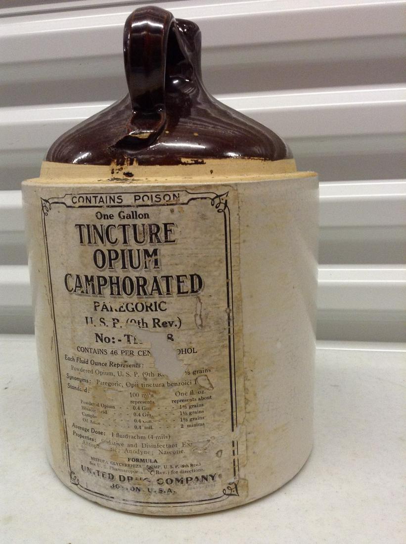 Empty Opium Jug: 13 in.