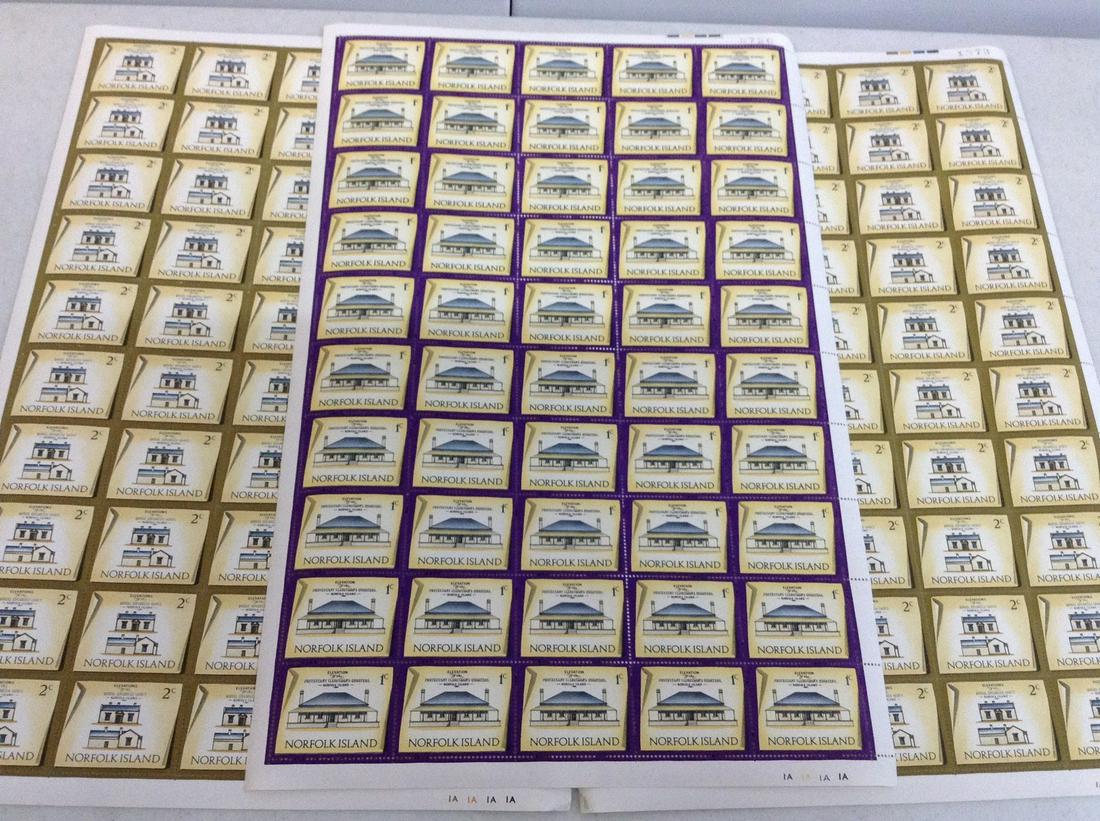 Norfolk Island 3 Sheets MNH (1 of 1)