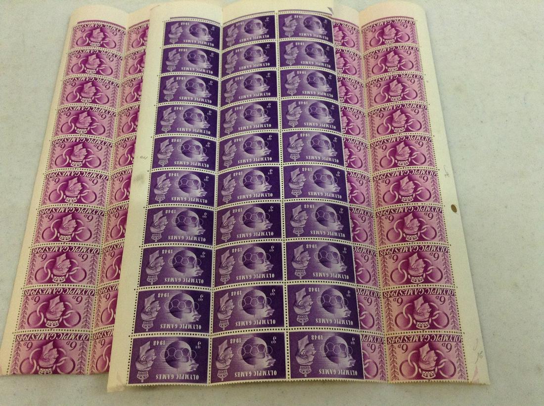 1948 Olympic Games 90 Stamps MNH (1 of 1)