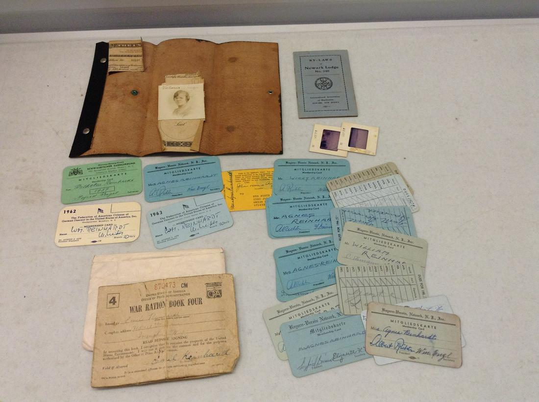 Early ephemera, War Ration Book with ration stamps, and (1 of 1)