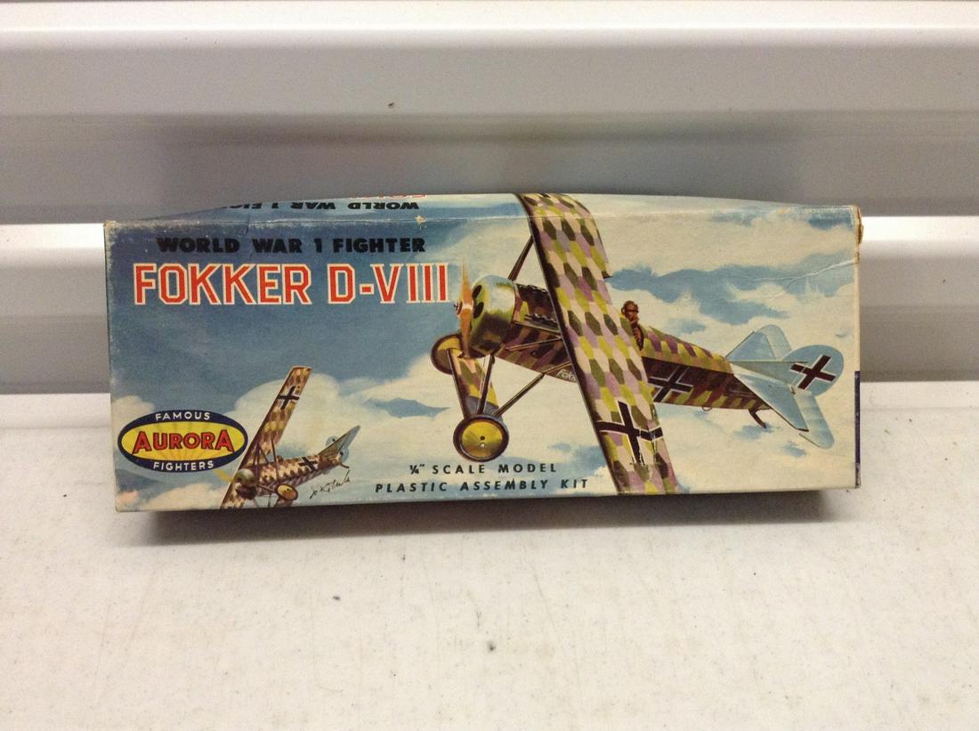 Aurora WWI Fighter Model Kit in the box: Aurora WWI Fighter Model Kit in the box