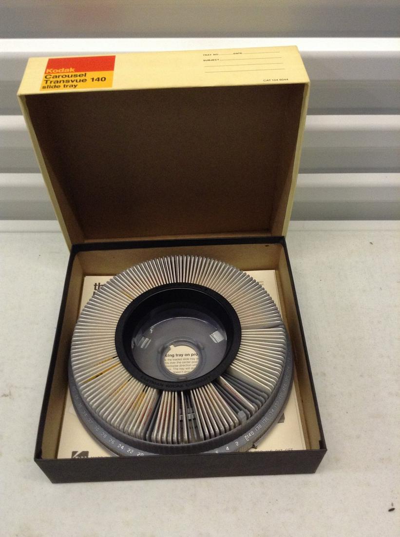 Vintage Slide Carousel filled with slides (1 of 1)