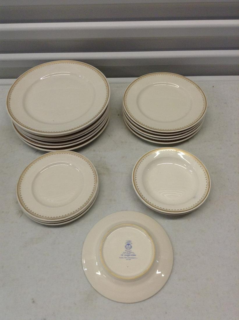 Waldorf Astoria Hotel Plates 10", 8", 7" and 6" (1 of 1)