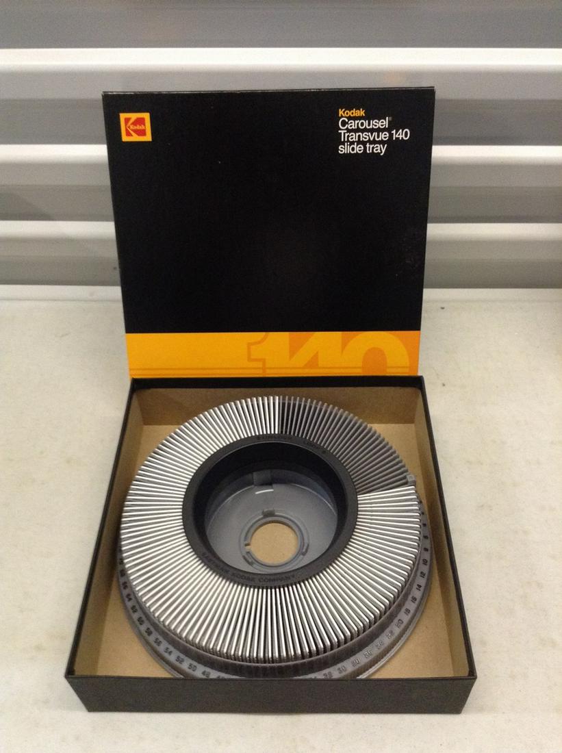 Vintage Slide Carousel filled with slides (1 of 1)