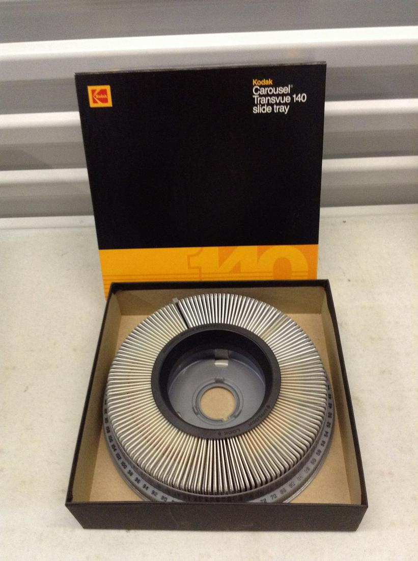 Vintage Slide Carousel filled with slides (1 of 1)