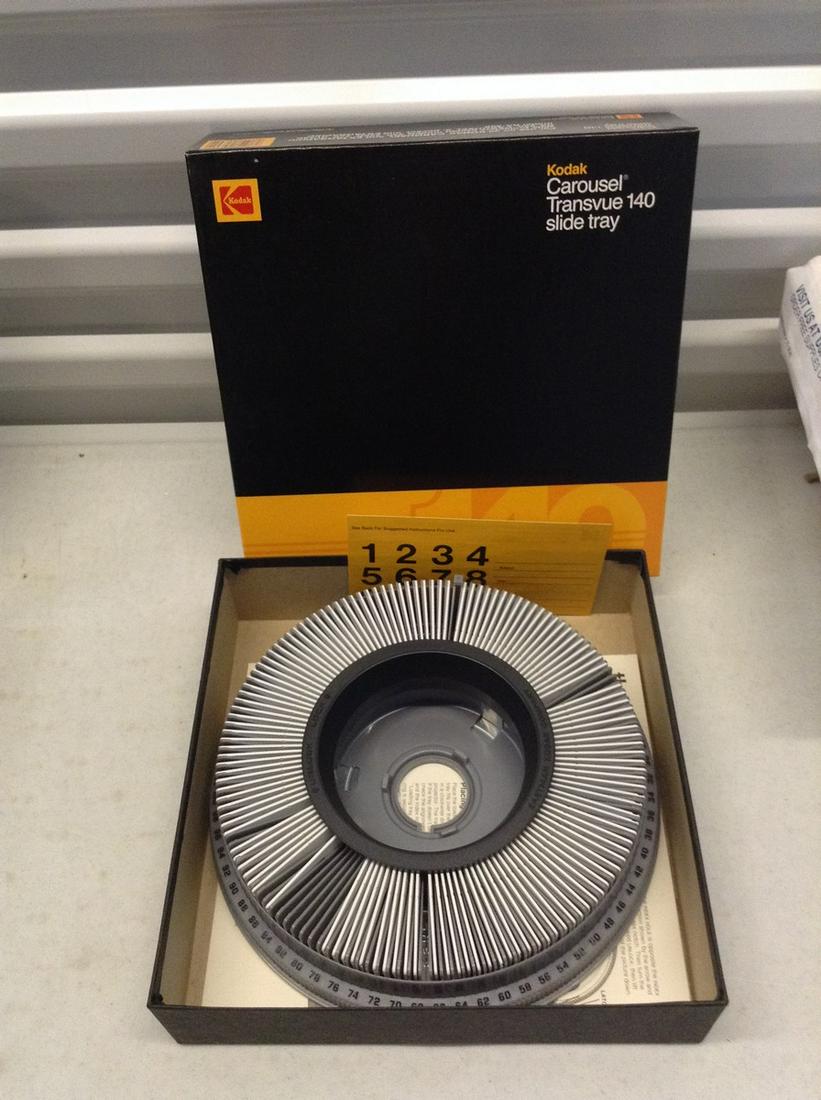 Vintage Slide Carousel filled with slides (1 of 1)