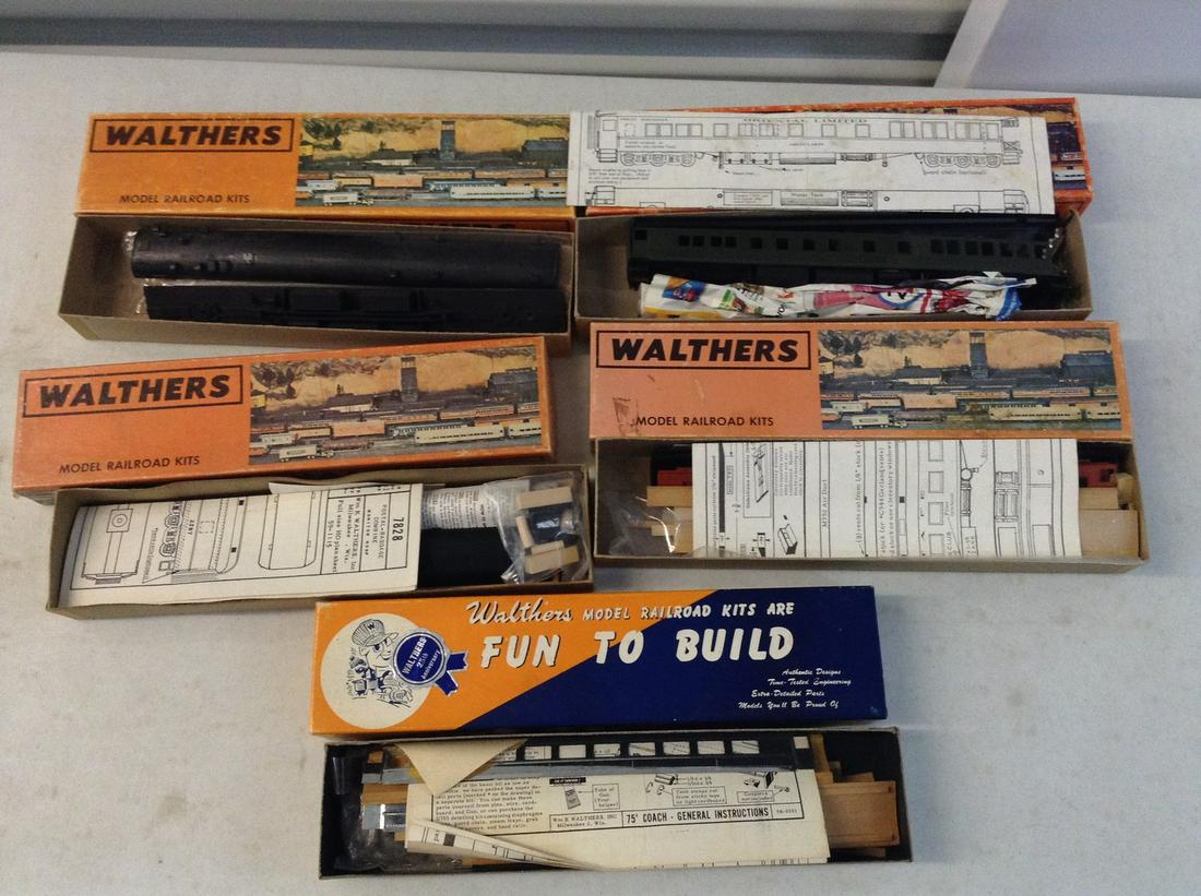 Lot of Walthers Train Model Kits (1 of 1)
