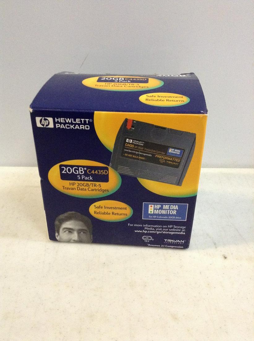 HP Hewlett Packard 5 Pack Data Cartridges (1 of 1)