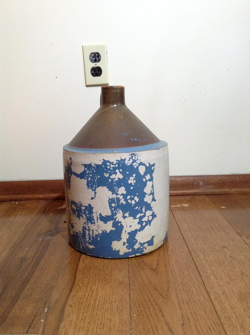 stoneware crock 14" tall (1 of 1)