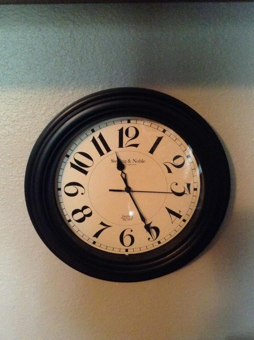 Sterling & Noble Clock: Sterling & Noble Clock