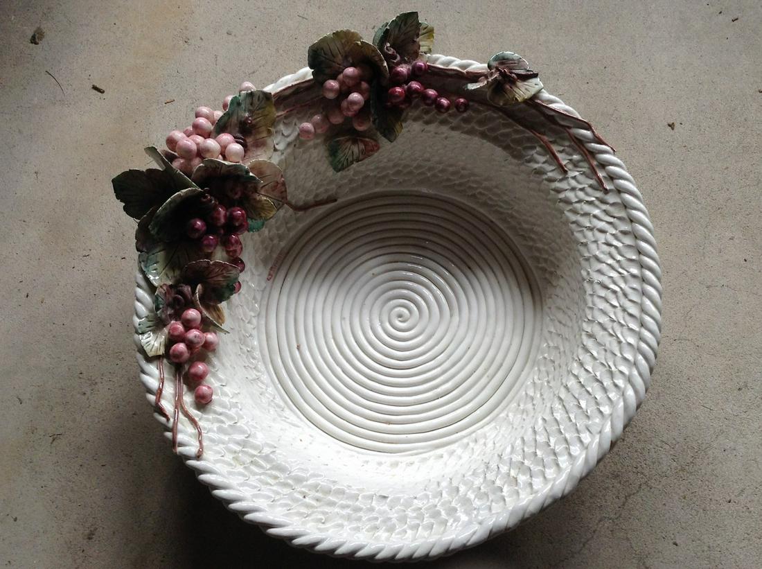 Large Pottery Bowl Signed C II Benedeth (1 of 1)