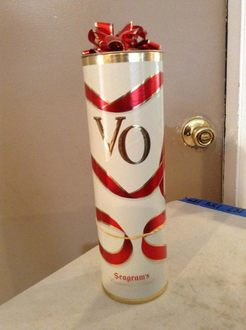Seagrams VO 750ml in the box: Any contents in bottle is Free; You are bidding on the bottle & unbroken tax stamp