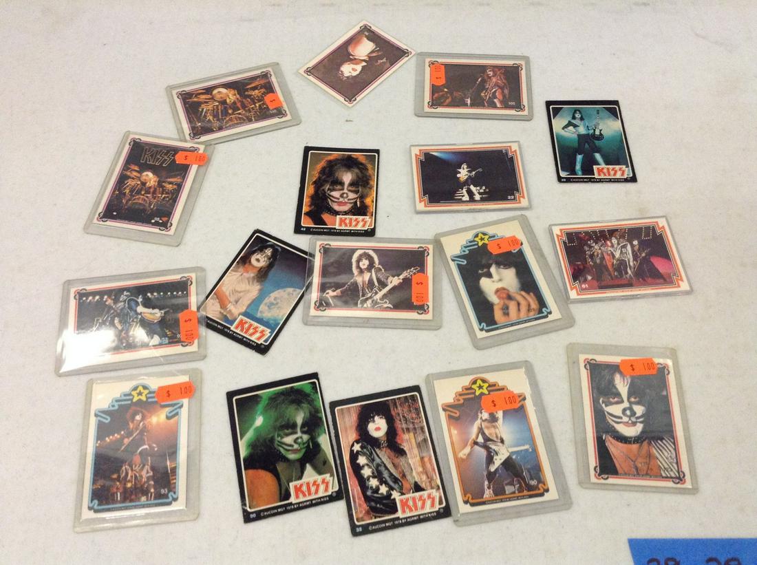 vintage kiss trading cards: vintage kiss trading cards