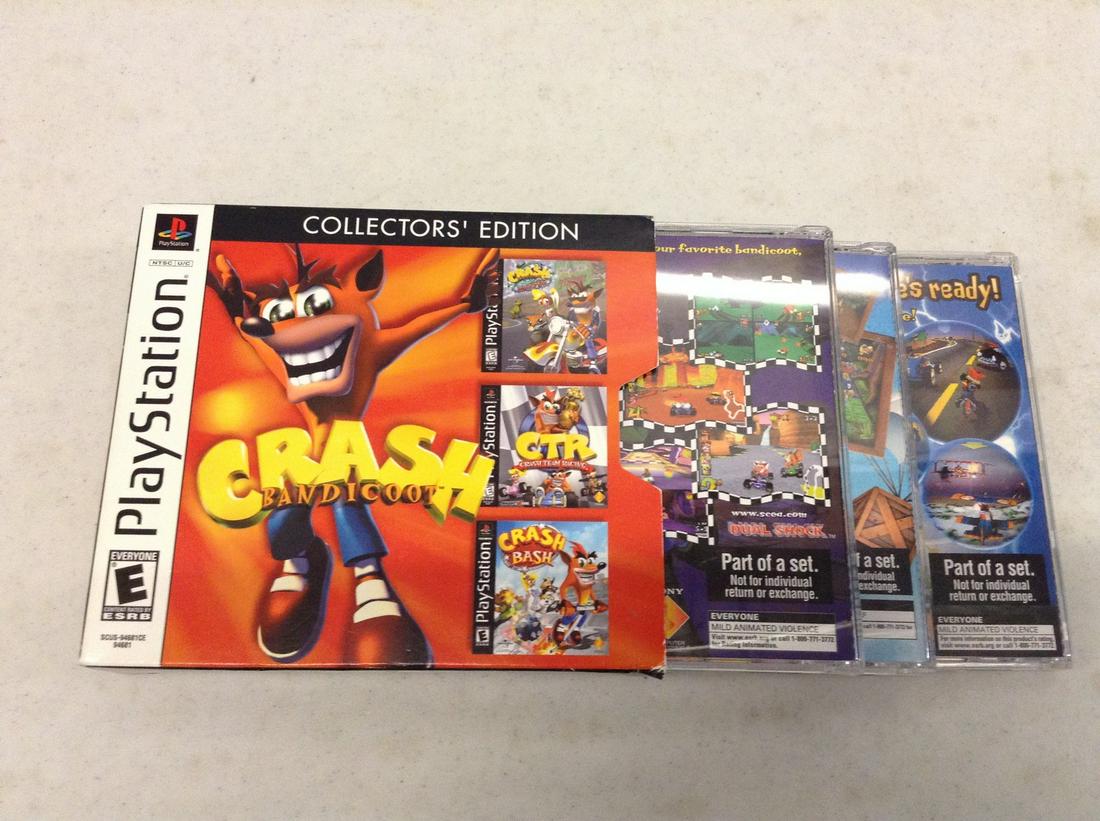 Crash Bandicoot Playstation Collector's Edition Games (1 of 1)