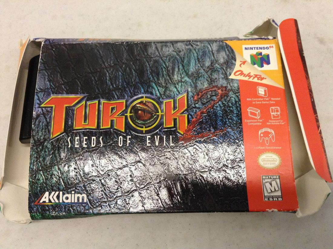 Turok Seeds of Evil Nintendo 64 in Packaging: Turok Seeds of Evil Nintendo 64 in Packaging
