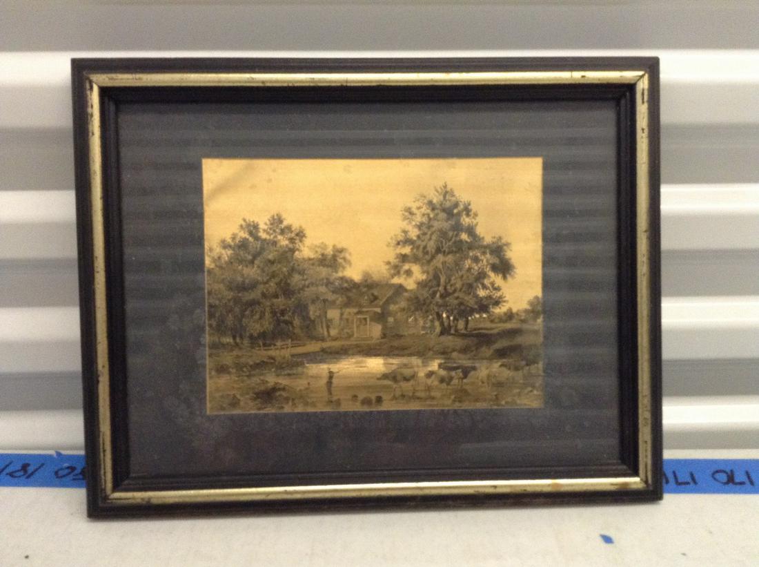 13"x 10" gold foil art: 13"x 10" gold foil art