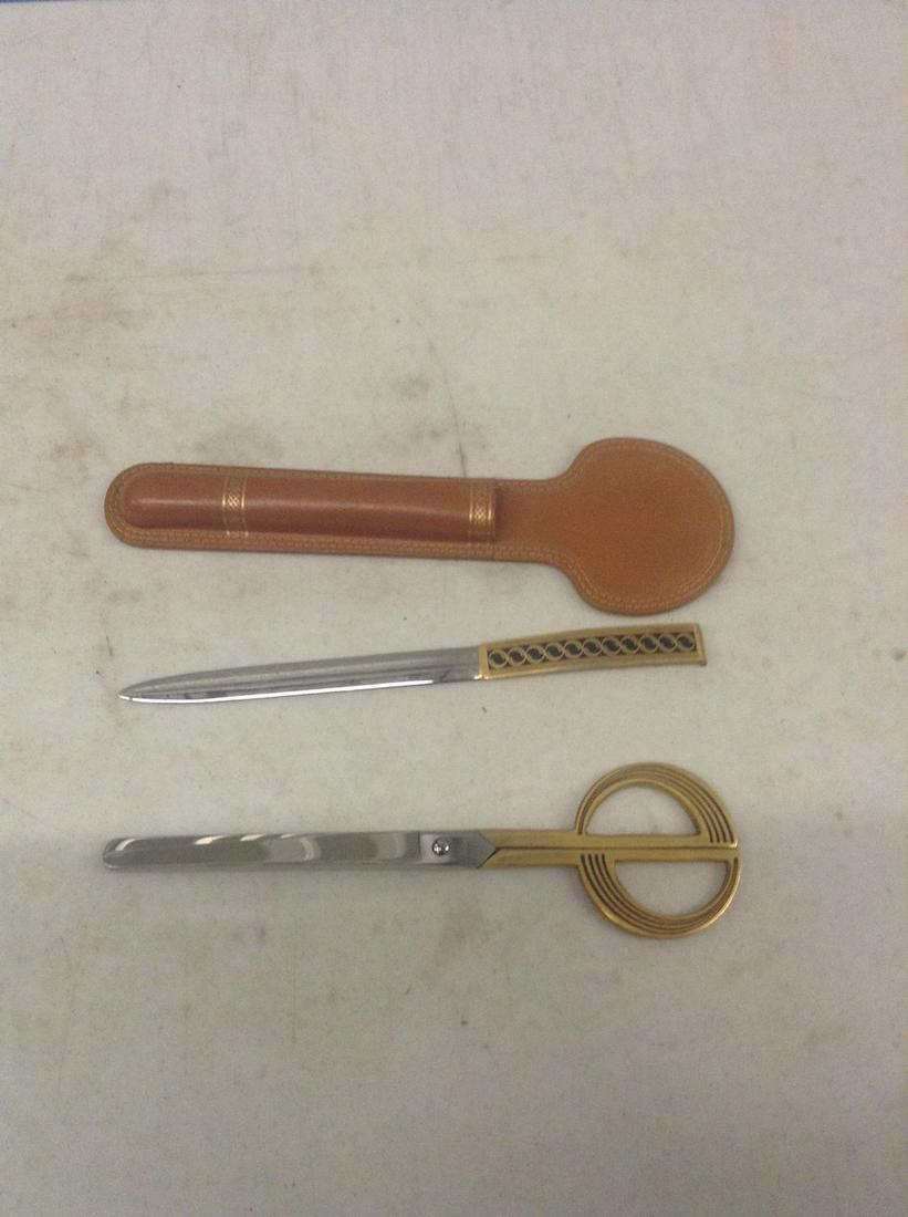 Solingen scissor and letter opener set: Solingen scissor and letter opener set