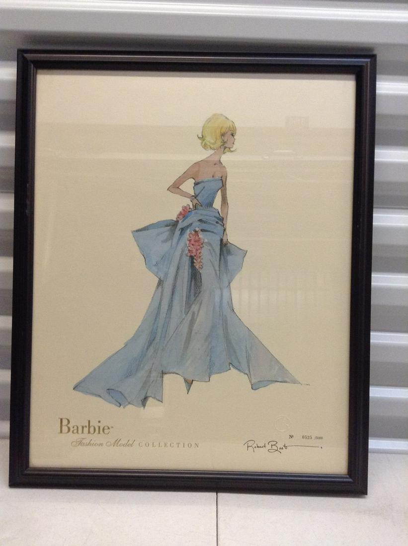 Limited Edition Signed and Numbered Barbie Fashion: Limited Edition Signed and Numbered Barbie Fashion Model Collection 17.5"x22"