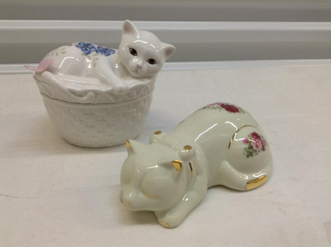 Lenox Butterfly Meadow Kitten Covered Bowl and Floral (1 of 1)