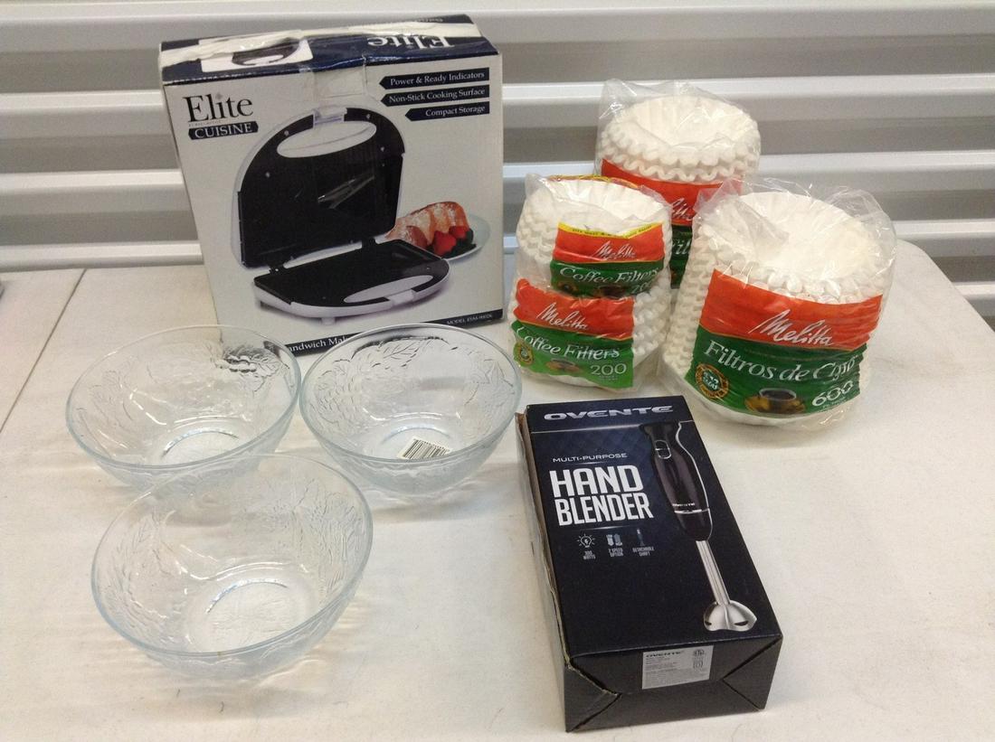 Sandwich  Maker,  Hand Blender  and Coffee Filters all (1 of 1)