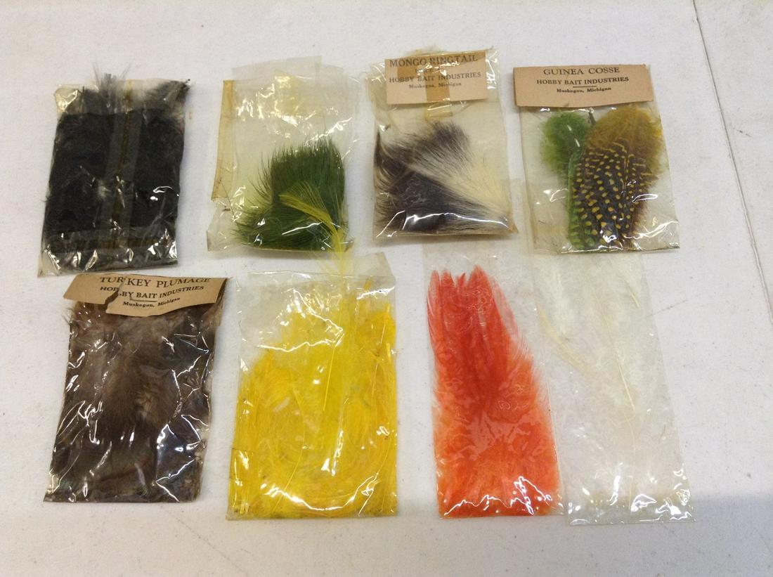 Vintage Fly Tying Feathers - some new in package (1 of 1)