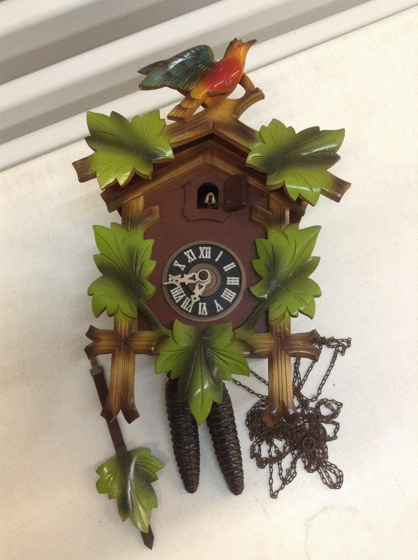 German Wood Cukoo Clock: German Wood Cukoo Clock