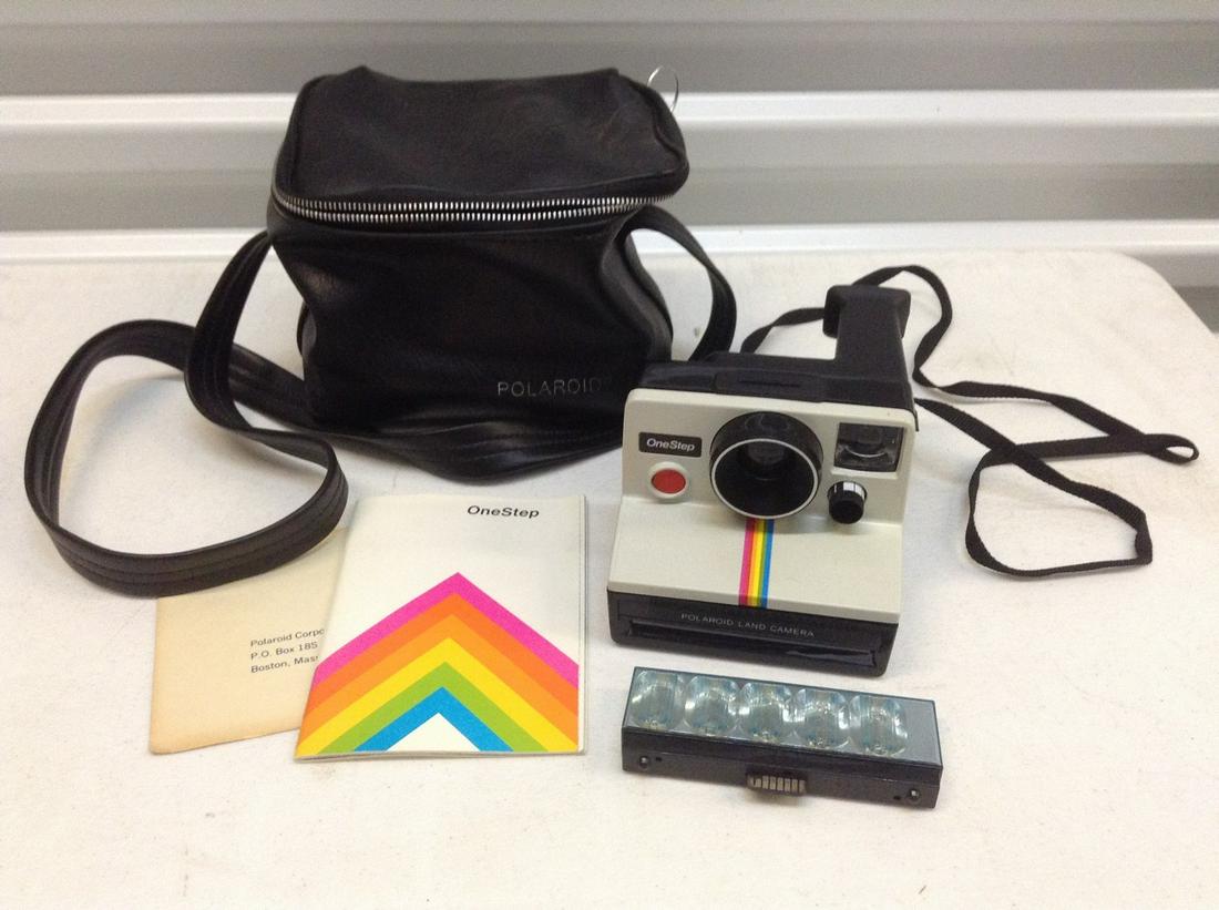 Vintage Polaroid Camera with Case and Accessories (1 of 1)