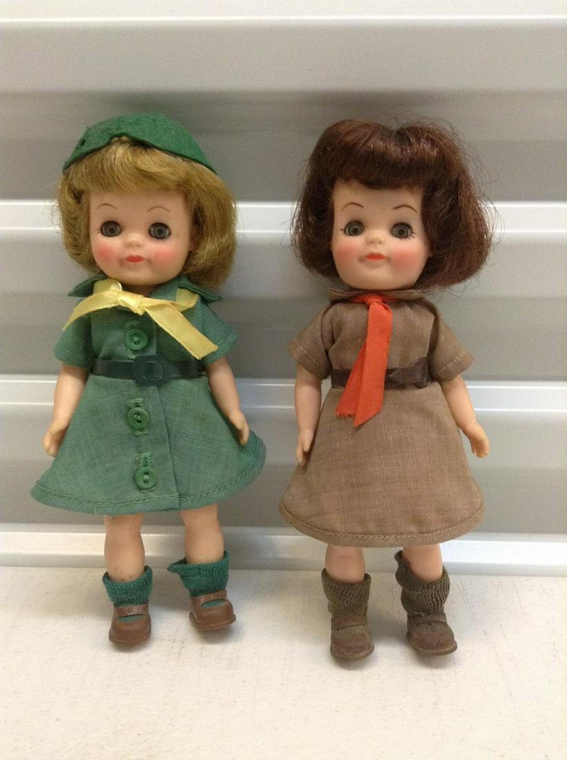 1960s Girlscout and Brownie Effanbee Dolls: 1960s Girlscout and Brownie Effanbee Dolls
