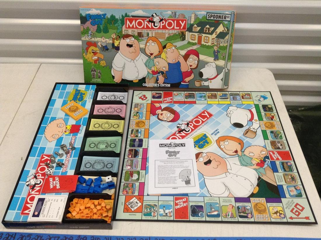Family Guy Collectors Edition Monopoly: Family Guy Collectors Edition Monopoly